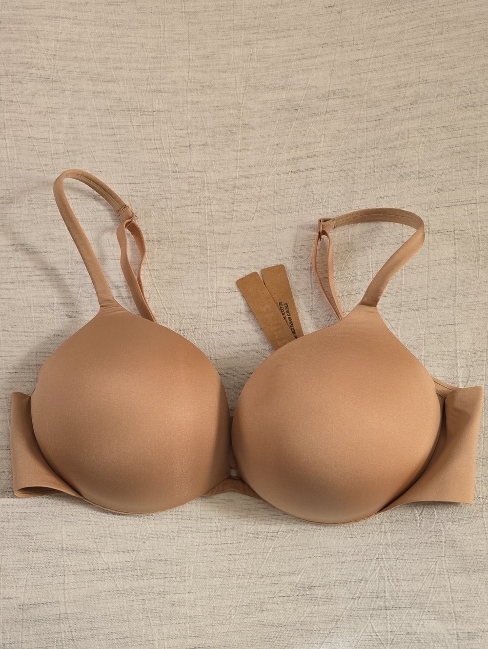 SKIMS Ultimate Push Up Plunge Bra Size:34C Clay